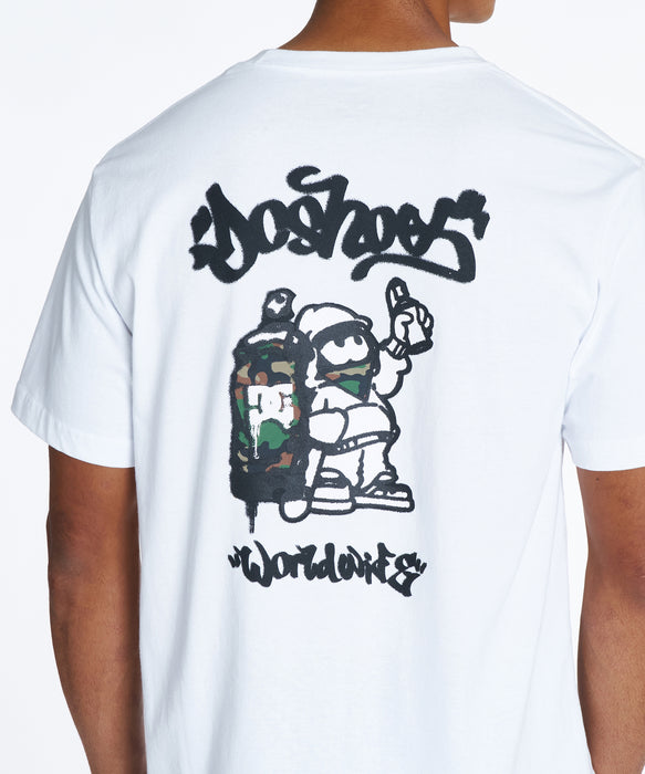 DC Shoes メンズ 26 SPRAY SS Tシャツ 【2026年夏モデル】 WHT / XL