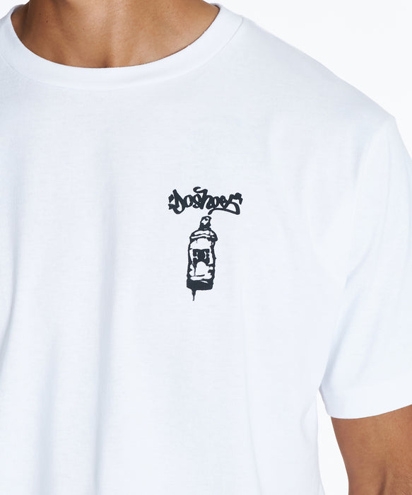 DC Shoes メンズ 26 SPRAY SS Tシャツ 【2026年夏モデル】 WHT / XL