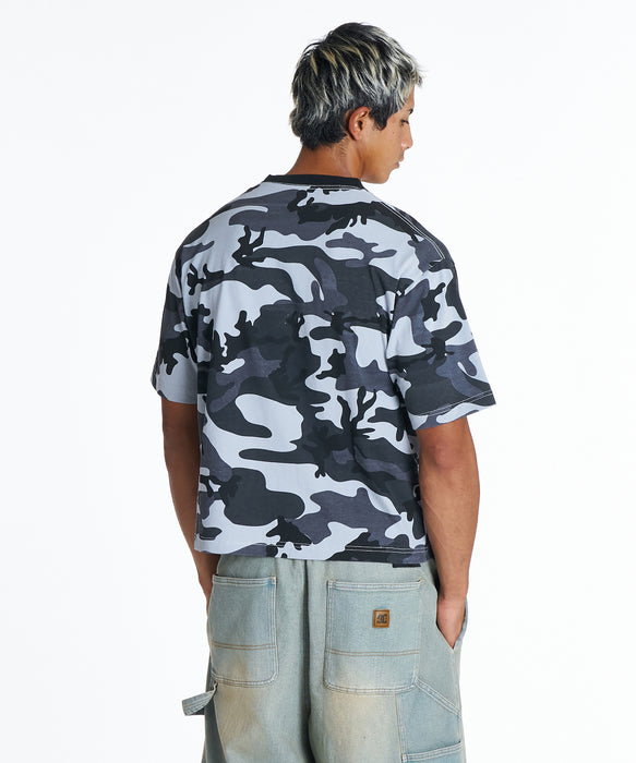 DC Shoes メンズ 26 GRAFFITI SS Tシャツ 【2026年夏モデル】 CAM / XL