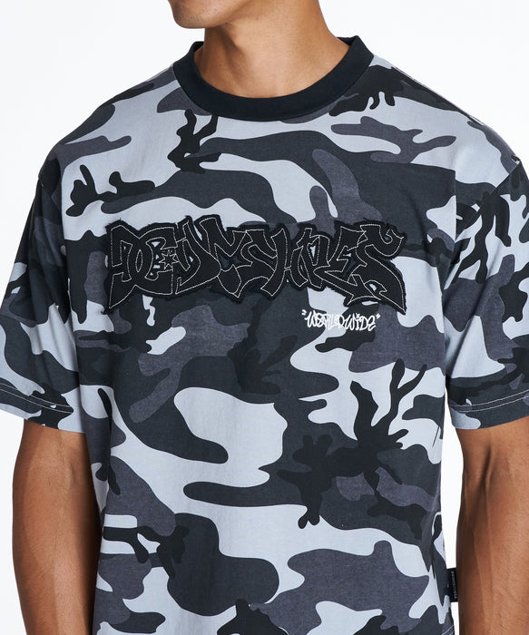 DC Shoes メンズ 26 GRAFFITI SS Tシャツ 【2026年夏モデル】 CAM / XL