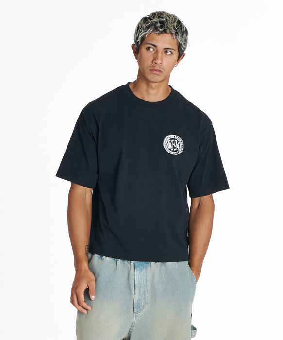 DC Shoes メンズ 26 CIRCLE OE SS Tシャツ 【2026年夏モデル】 BLK / XL