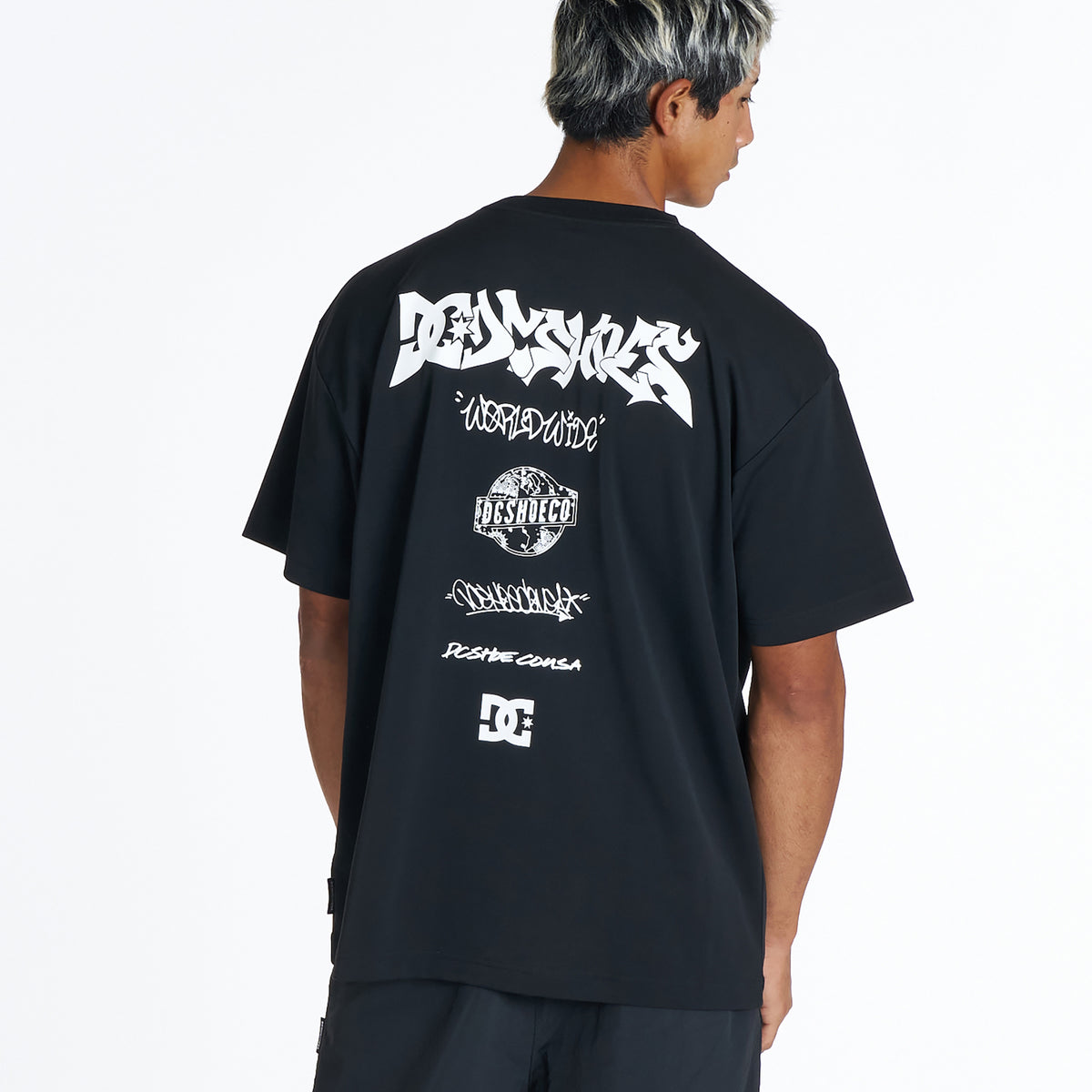 DC Shoes メンズ 26 TECH GRAFFITI SS Tシャツ《吸水速乾・UVカット