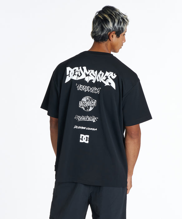 DC Tシャツ DC Shoes メンズ 26 TECH GRAFFITI SS Tシャツ 【2026年夏モデル】