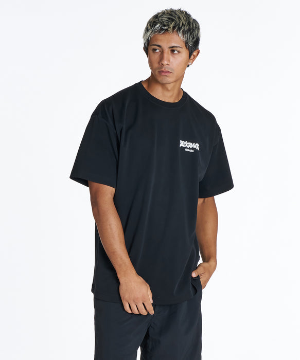 DC ナイロンTシャツ DC ディーシー 半袖 Tシャツ メンズ バックプリント ラッシュガード UV