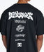 DC Shoes メンズ 26 TECH GRAFFITI SS Tシャツ 【2026年夏モデル】 BLK / XL