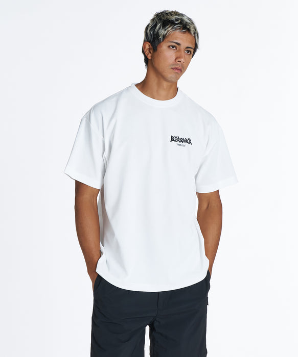 DC ナイロンTシャツ DC ディーシー 半袖 Tシャツ メンズ バックプリント ラッシュガード UV