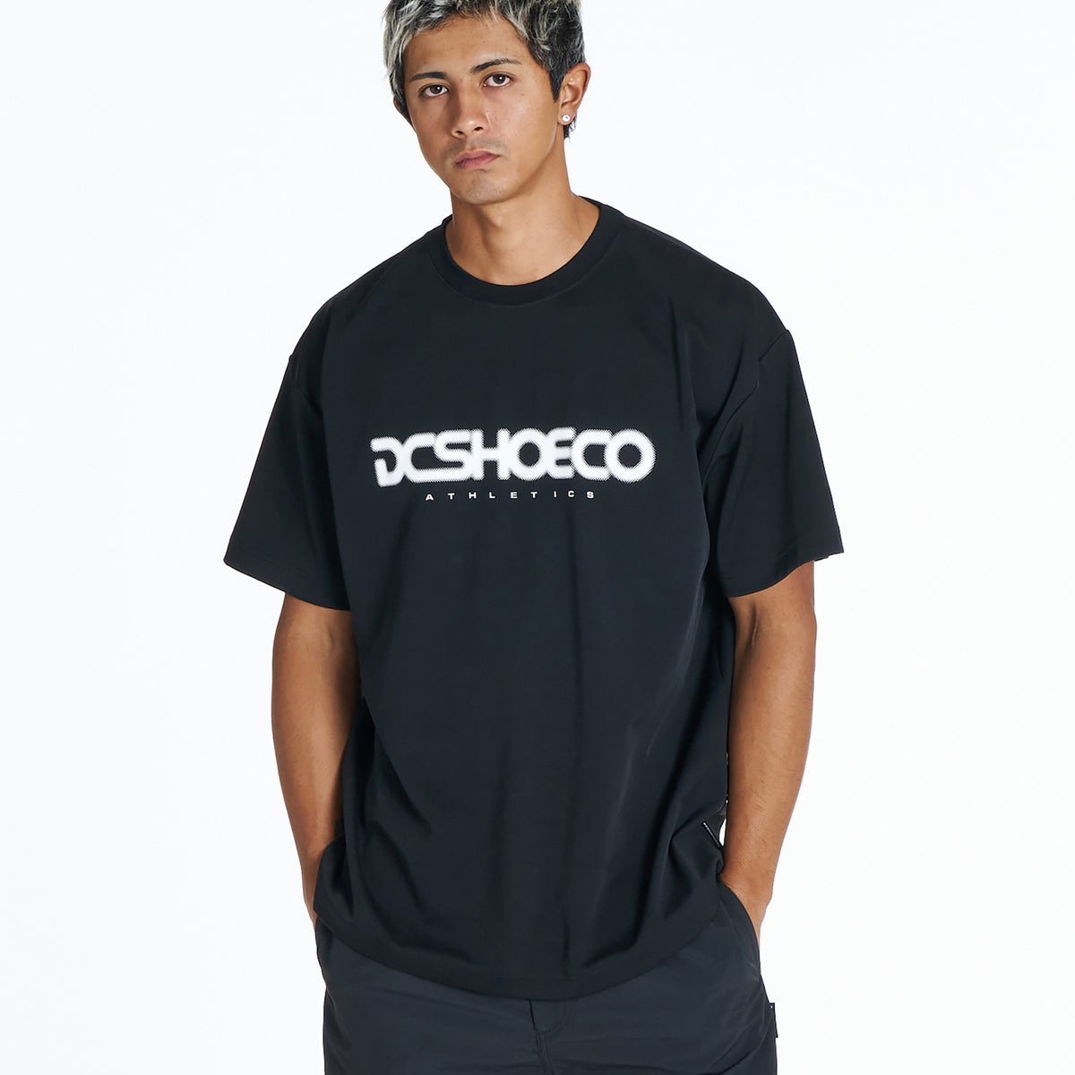 DC Shoes メンズ 26 TECH DOT LG SS Tシャツ《吸水速乾・UVカット