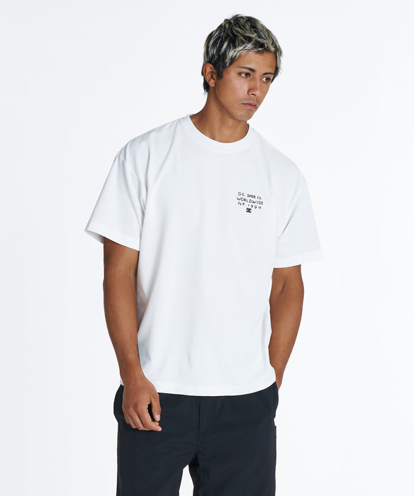 DC Shoes メンズ 26 TECH CARE FREE SS Tシャツ 【2026年夏モデル】 WHT / XL