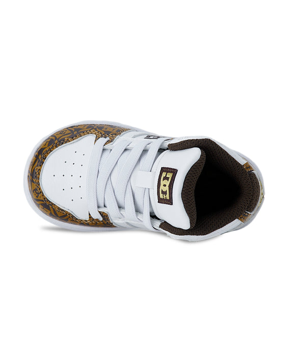 DC SHOES キッズ Ts PURE HIGH-TOP SE  フットウェア スニーカー 【2026年春夏モデル】 WBG / 16CM
