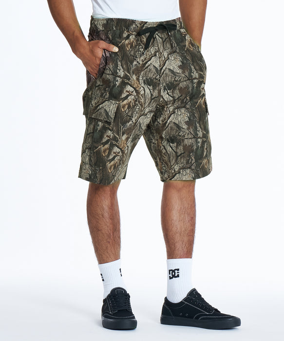 IN SIDE OUTインサイドアウトレザー カーゴショートパンツ裏原 DC Shoes メンズ 26 WIDE CARGO SHORT ショートパンツ《吸水速乾・水陸