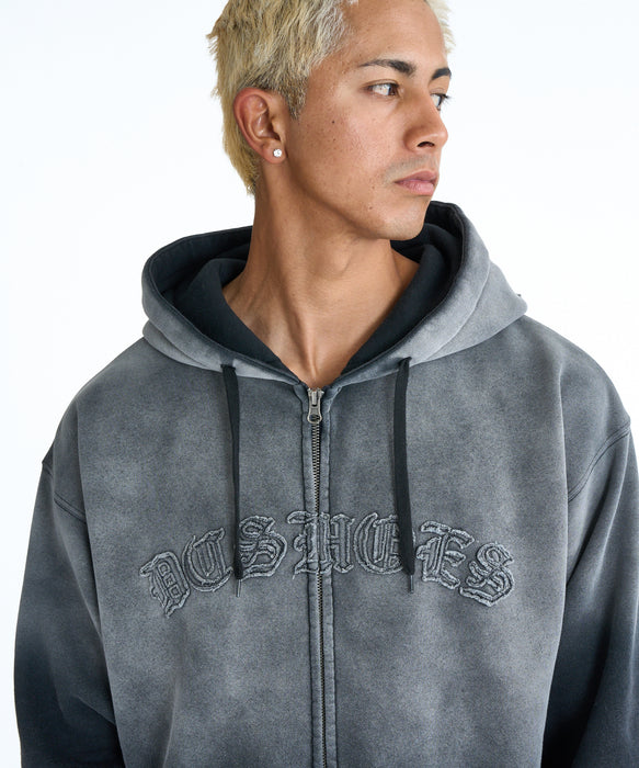 36 CHAMBERS OF DEATH パーカー グレー ウォッシュド パーカー - グレー - DPRIQUE | 60% - アジア