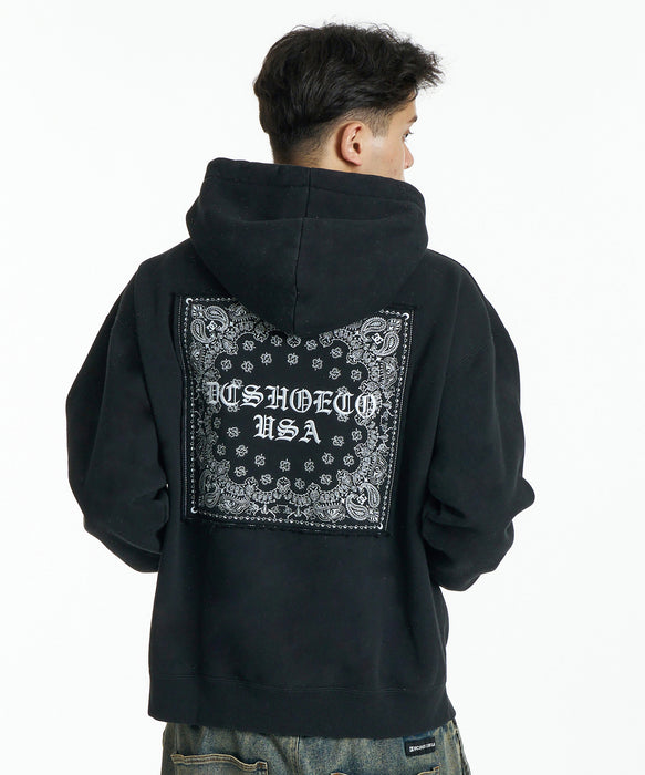 DC SHOES メンズ 26 HIDDEN BANDANA ZH スウェットジャケット 【2026年秋冬モデル】 BKW / XL