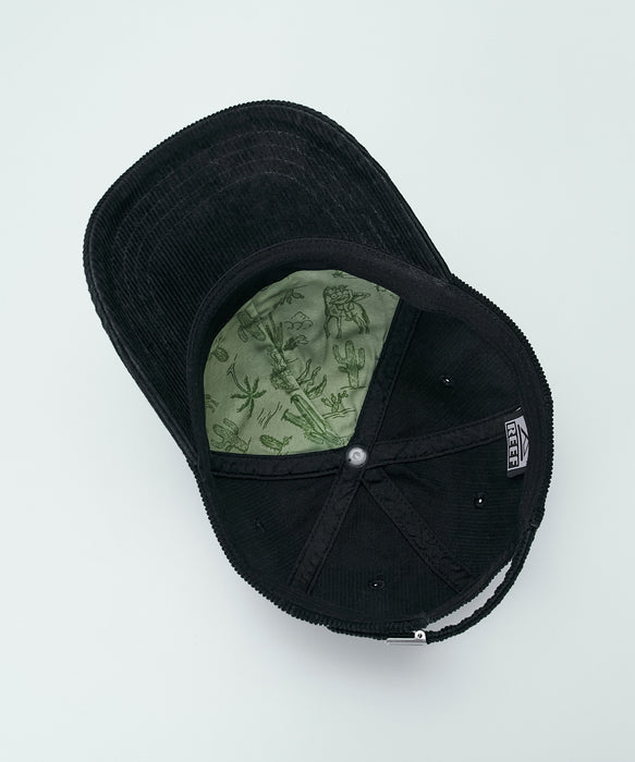 REEF メンズ WASHED CORD CAP キャップ 【2026年秋冬モデル】 BBK / F