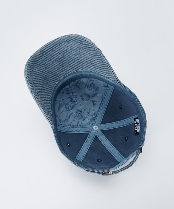 REEF メンズ WASHED CORD CAP キャップ 【2026年秋冬モデル】 DBLU / F