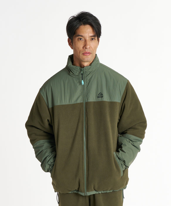 REEF メンズ ACTIVE FLEECE RV JACKET ジャケット 【2026年秋冬モデル】 KHA / XL