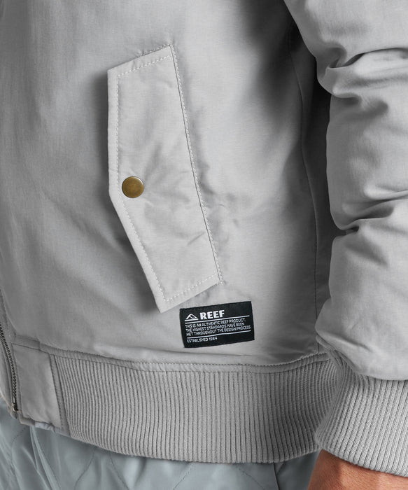 REEF メンズ REEF WARM FLIGHT JACKET ジャケット 【2026年秋冬モデル】 LGRY / XL