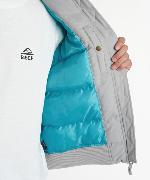 REEF メンズ REEF WARM FLIGHT JACKET ジャケット 【2026年秋冬モデル】 LGRY / XL
