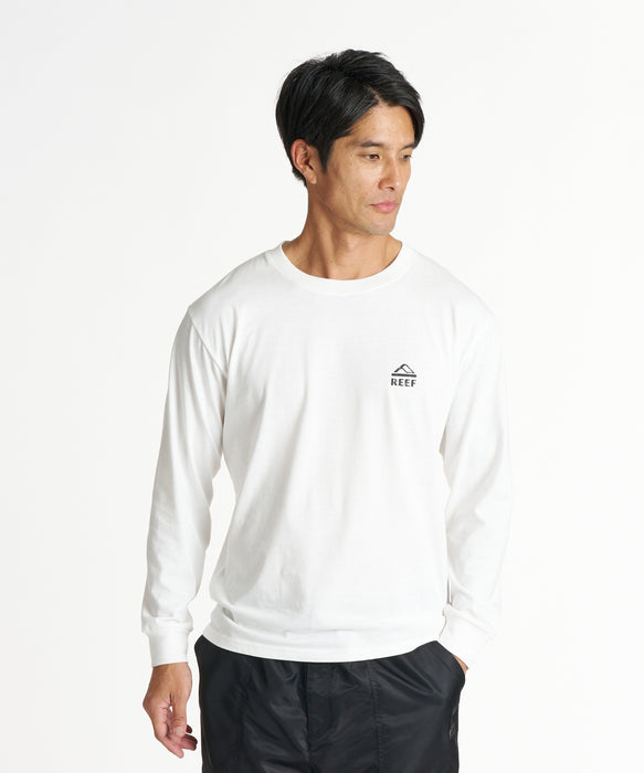 REEF メンズ THE CORE LS T ロンT 【2026年秋冬モデル】 WHT / XL