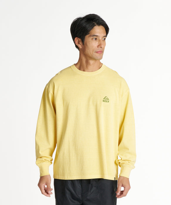 REEF メンズ ESCAPE HORIZON LS T ロンT 【2026年秋冬モデル】 YEL / XL