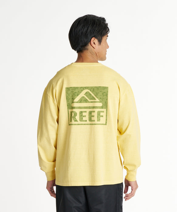 REEF メンズ ESCAPE HORIZON LS T ロンT 【2026年秋冬モデル】 YEL / XL