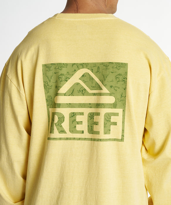REEF メンズ ESCAPE HORIZON LS T ロンT 【2026年秋冬モデル】 YEL / XL