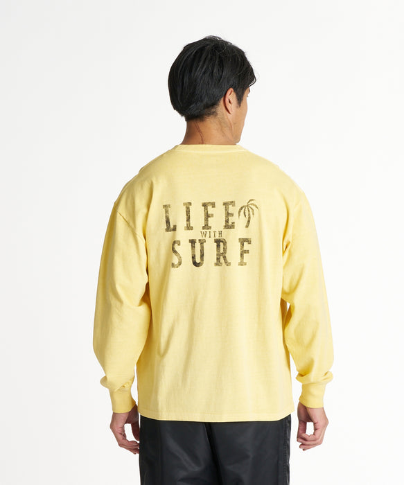REEF メンズ 26 FW REEF ART T ロンT 【2026年秋冬モデル】 YEL / XL