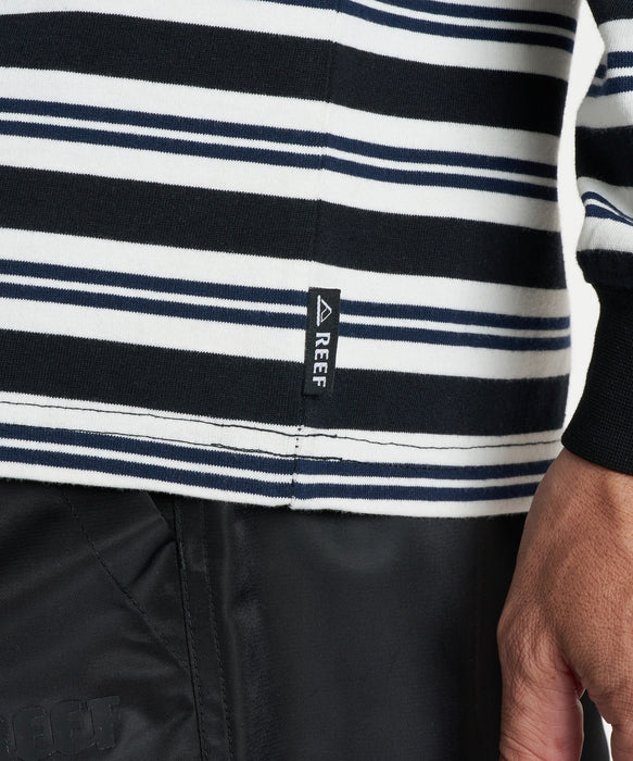 REEF メンズ POCKET BORDER LS T ロンT 【2026年秋冬モデル】 BLK / XL
