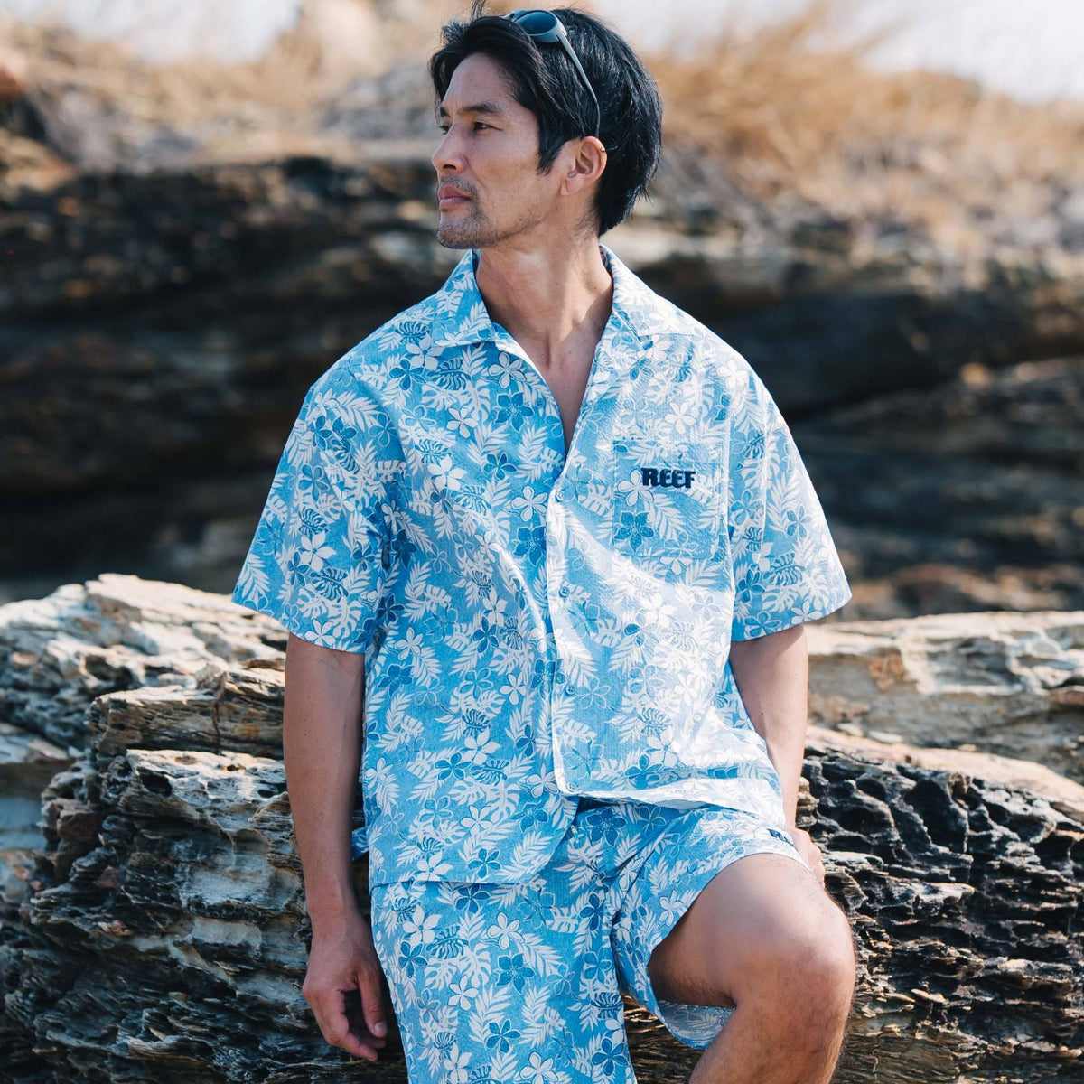REEF メンズ ISLAND VIBE SS SHIRTS ラッシュガード 【2026年夏モデル】