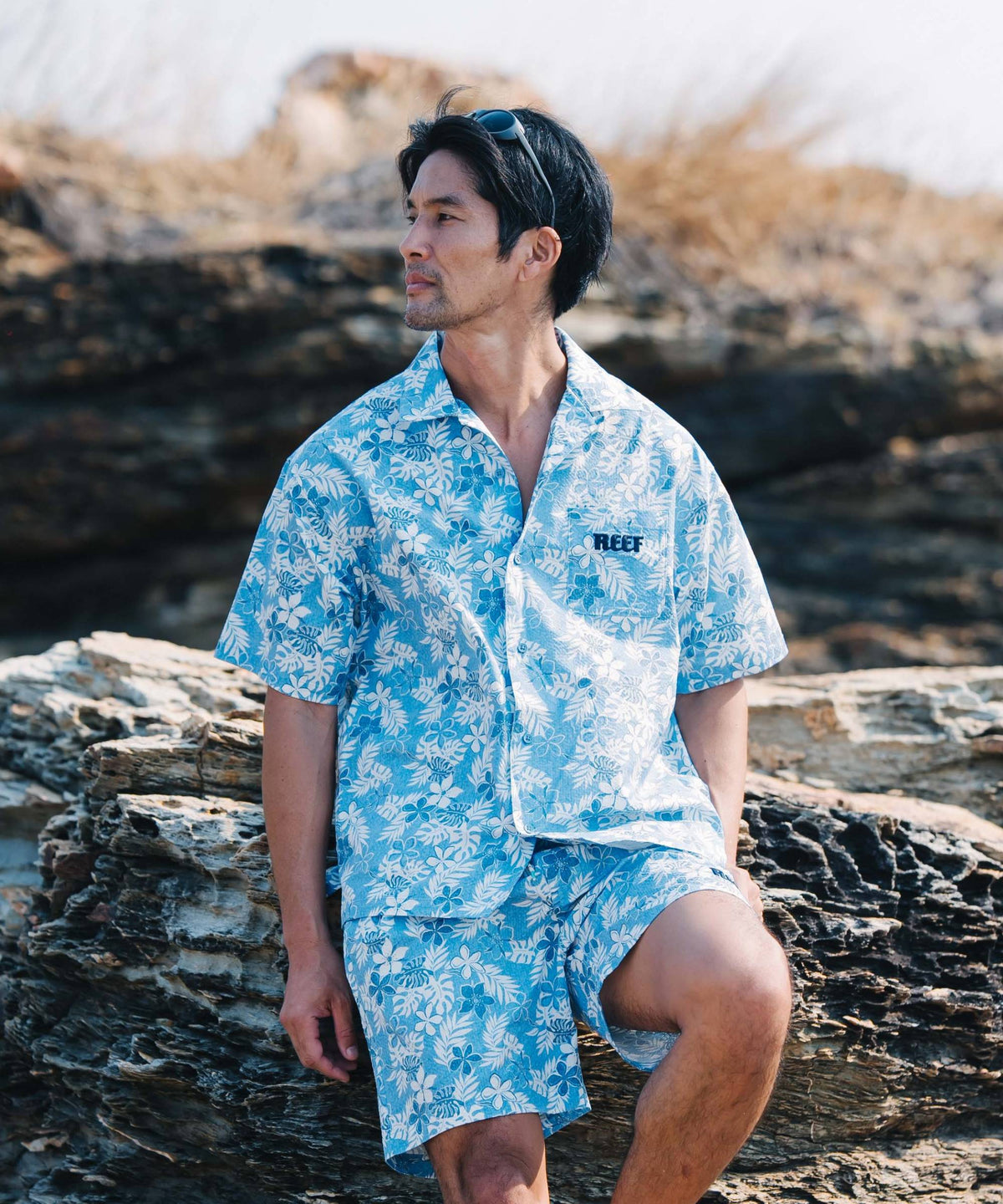 REEF メンズ ISLAND VIBE SS SHIRTS ラッシュガード 【2026年夏モデル】