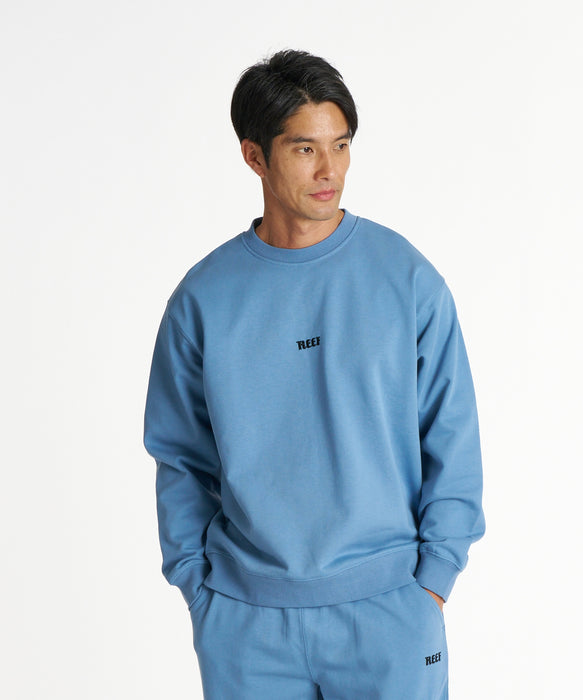 REEF メンズ THE CORE CREW トレーナー 【2026年秋冬モデル】 DBLU / XL