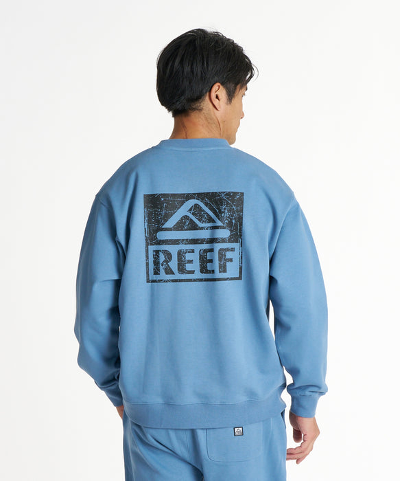 REEF メンズ THE CORE CREW トレーナー 【2026年秋冬モデル】 DBLU / XL