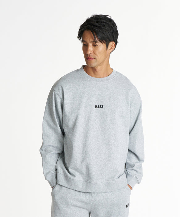 REEF メンズ THE CORE CREW トレーナー 【2026年秋冬モデル】 LGH / XL