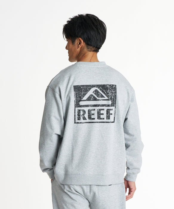 REEF メンズ THE CORE CREW トレーナー 【2026年秋冬モデル】 LGH / XL
