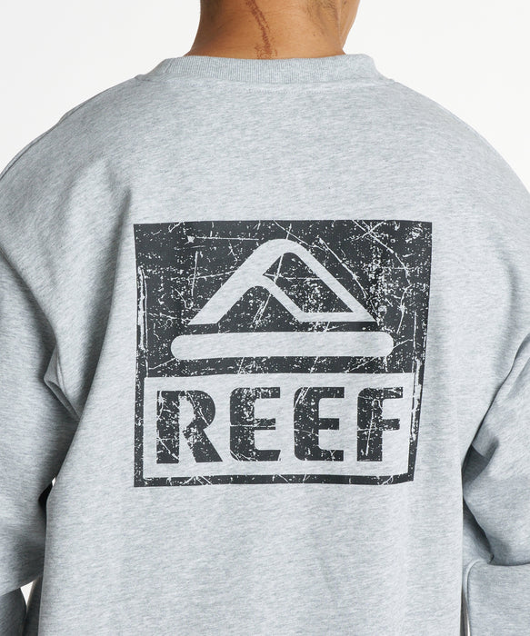 REEF メンズ THE CORE CREW トレーナー 【2026年秋冬モデル】 LGH / XL