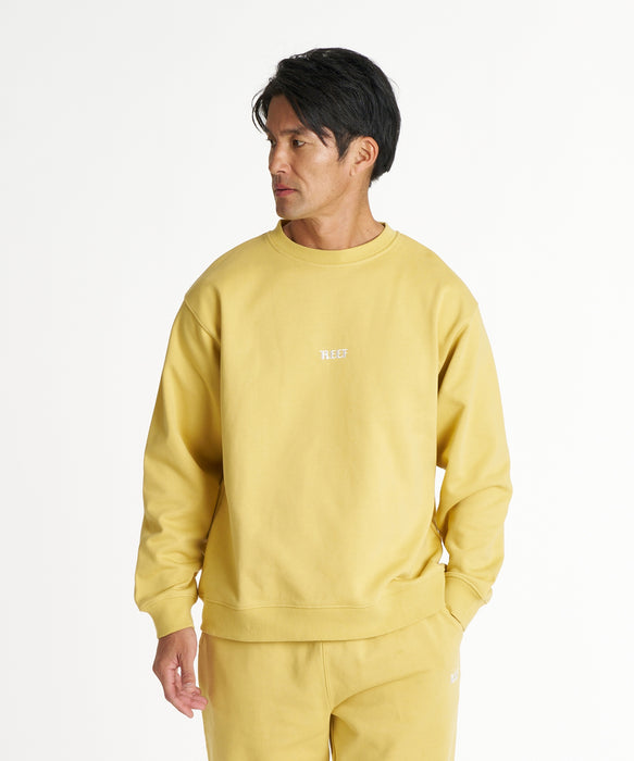 REEF メンズ THE CORE CREW トレーナー 【2026年秋冬モデル】 YEL / XL
