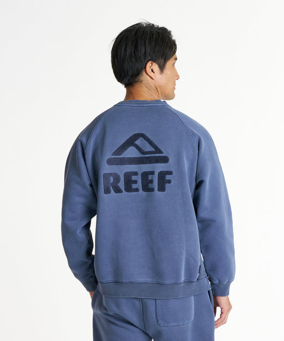REEF メンズ VINTAGE WASH CREW トレーナー 【2026年秋冬モデル】 NVY / XL