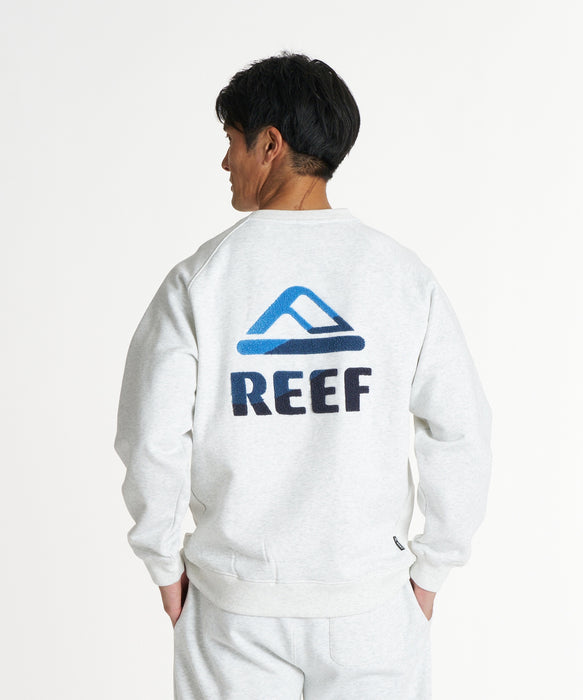 REEF メンズ VINTAGE WASH CREW トレーナー 【2026年秋冬モデル】 WHH / XL