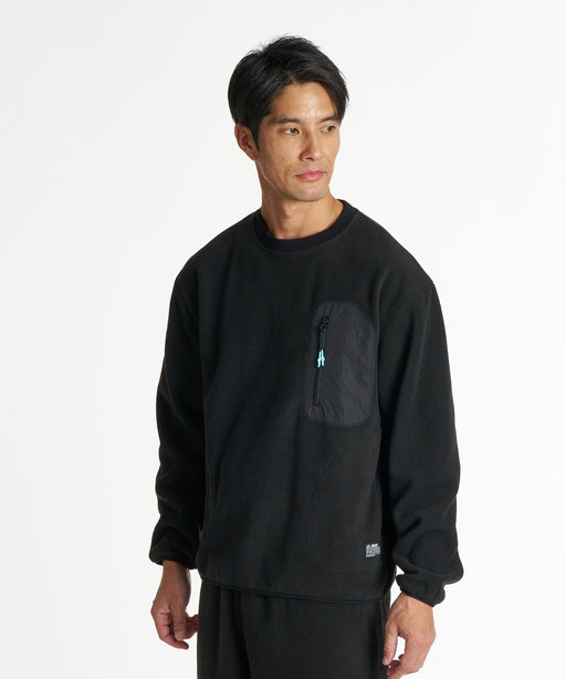 REEF メンズ ACTIVE FLEECE PULLOVER トレーナー 【2026年秋冬モデル】 BBK / XL