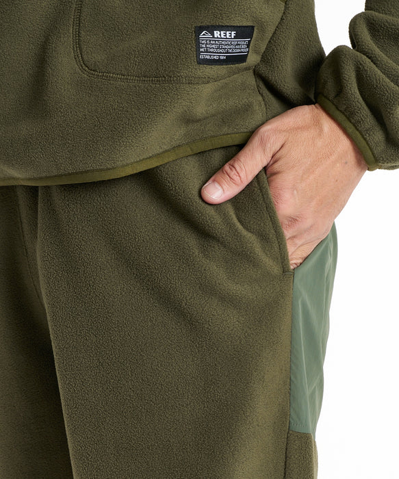 REEF メンズ ACTIVE FLEECE PANTS ロングパンツ 【2026年秋冬モデル】 KHA / XL