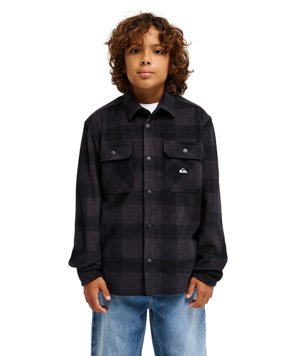 QUIKSILVER キッズ VENTURE POLAR 長袖シャツ 【2026年秋冬モデル】 KVJ1 / 160