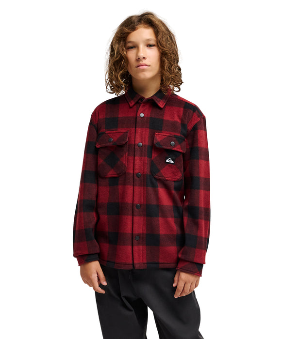 QUIKSILVER キッズ VENTURE POLAR 長袖シャツ 【2026年秋冬モデル】 RRE1 / 160