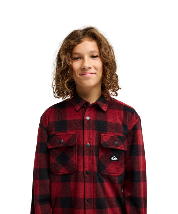 QUIKSILVER キッズ VENTURE POLAR 長袖シャツ 【2026年秋冬モデル】 RRE1 / 160
