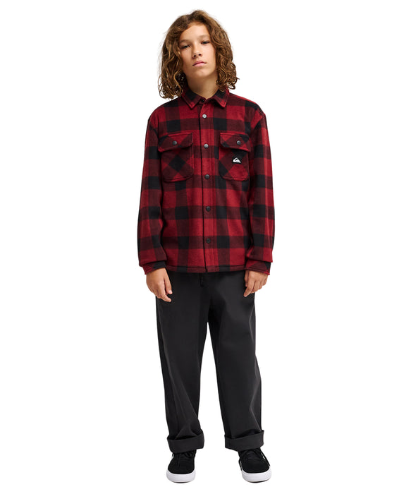 QUIKSILVER キッズ VENTURE POLAR 長袖シャツ 【2026年秋冬モデル】 RRE1 / 160