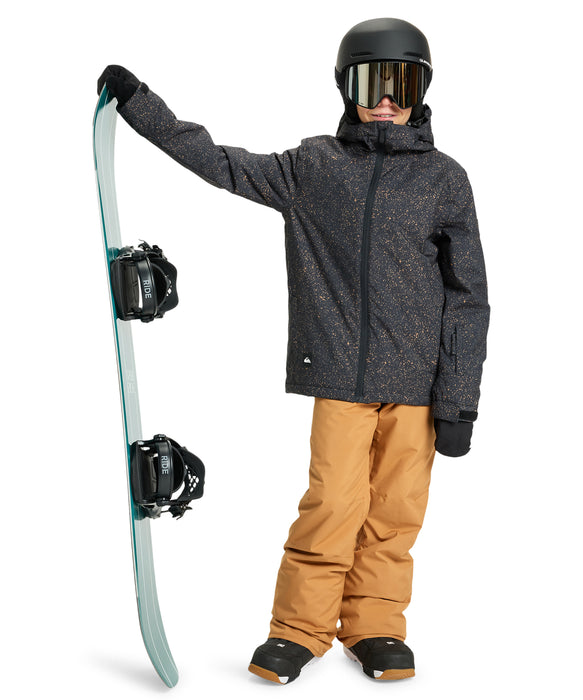 QUIKSILVER キッズ MISSION PRINTED YOUTH JK スノージャケット 撥水