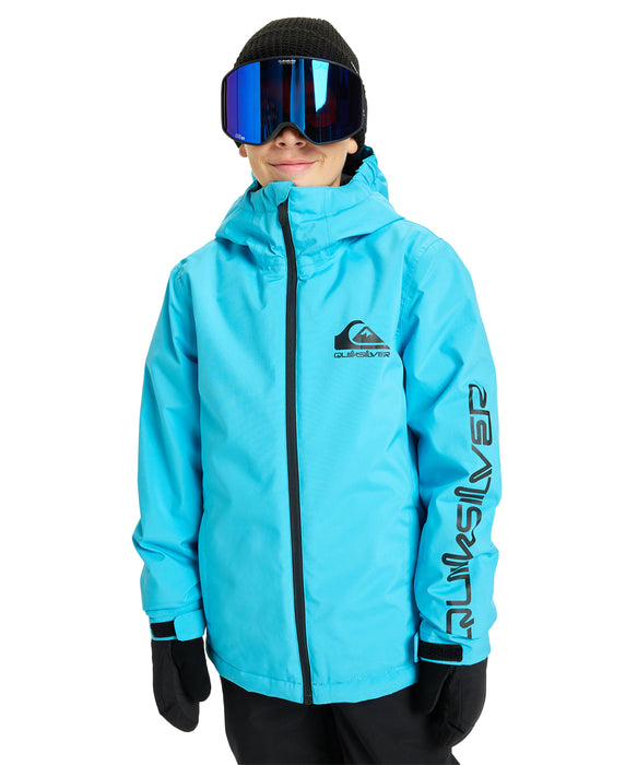 QUIKSILVER キッズ MISSION YOUTH JK スノージャケット <SURF THE MOUNTAIN>【25-26SNOWモデル】 BKM0 / 150