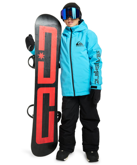 QUIKSILVER キッズ MISSION YOUTH JK スノージャケット <SURF THE MOUNTAIN>【25-26SNOWモデル】 BKM0 / 150