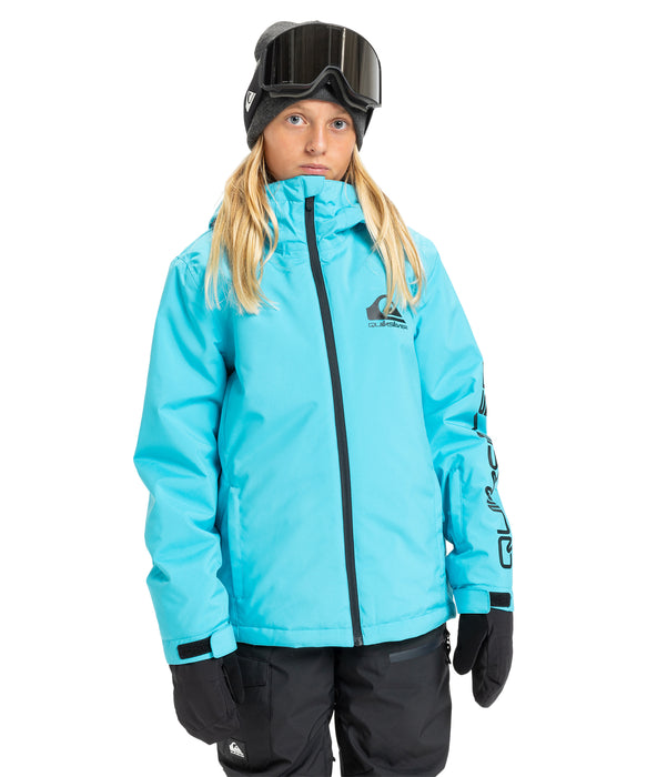 QUIKSILVER キッズ MISSION YOUTH JK スノージャケット <SURF THE MOUNTAIN>【25-26SNOWモデル】 BKM0 / 150