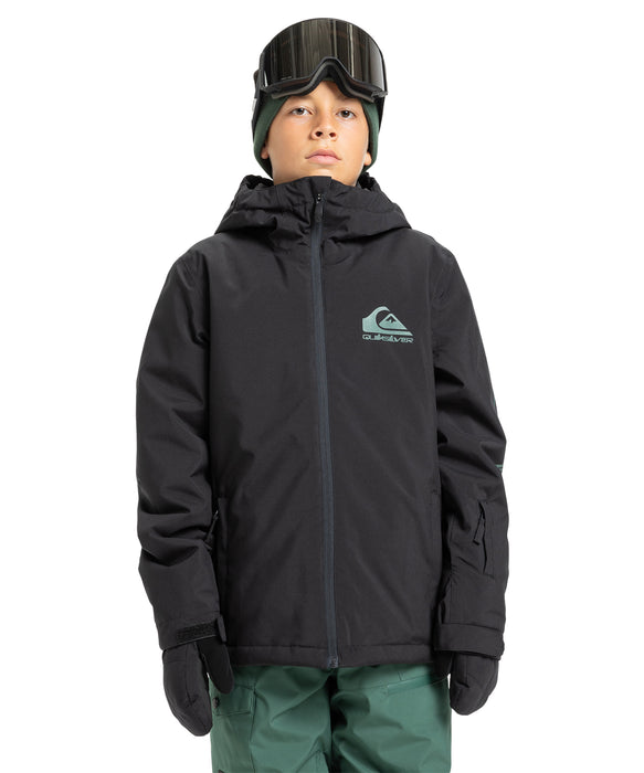 QUIKSILVER キッズ MISSION YOUTH JK スノージャケット <SURF THE MOUNTAIN>【25-26SNOWモデル】 KVJ0 / 150