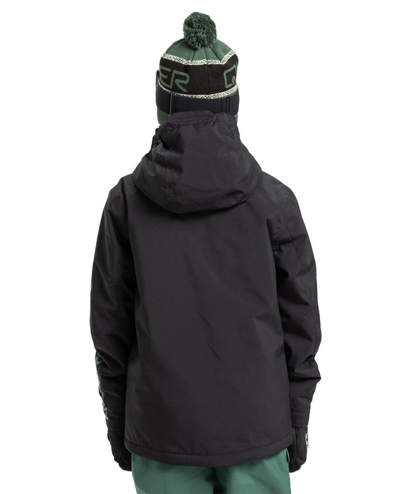 QUIKSILVER キッズ MISSION YOUTH JK スノージャケット <SURF THE MOUNTAIN>【25-26SNOWモデル】 KVJ0 / 150