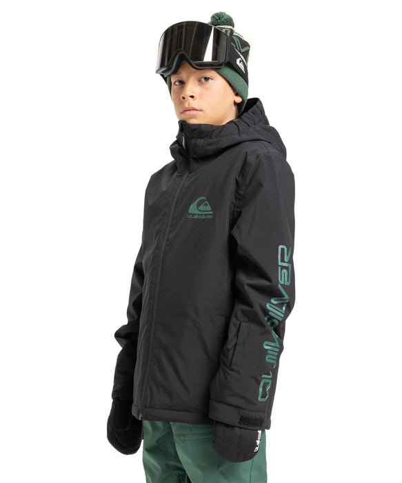 QUIKSILVER キッズ MISSION YOUTH JK スノージャケット <SURF THE MOUNTAIN>【25-26SNOWモデル】 KVJ0 / 150